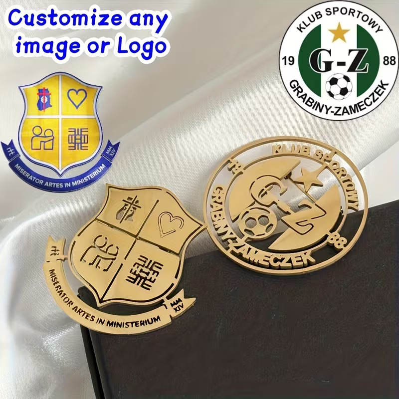 Custom Logo Brooch Simple Crea - Women Accessories Logo ulasan dan harga