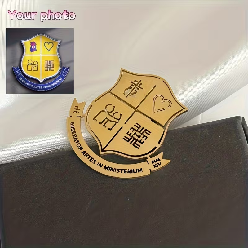 Custom Logo Brooch Simple Crea - Women Accessories Logo ulasan dan harga