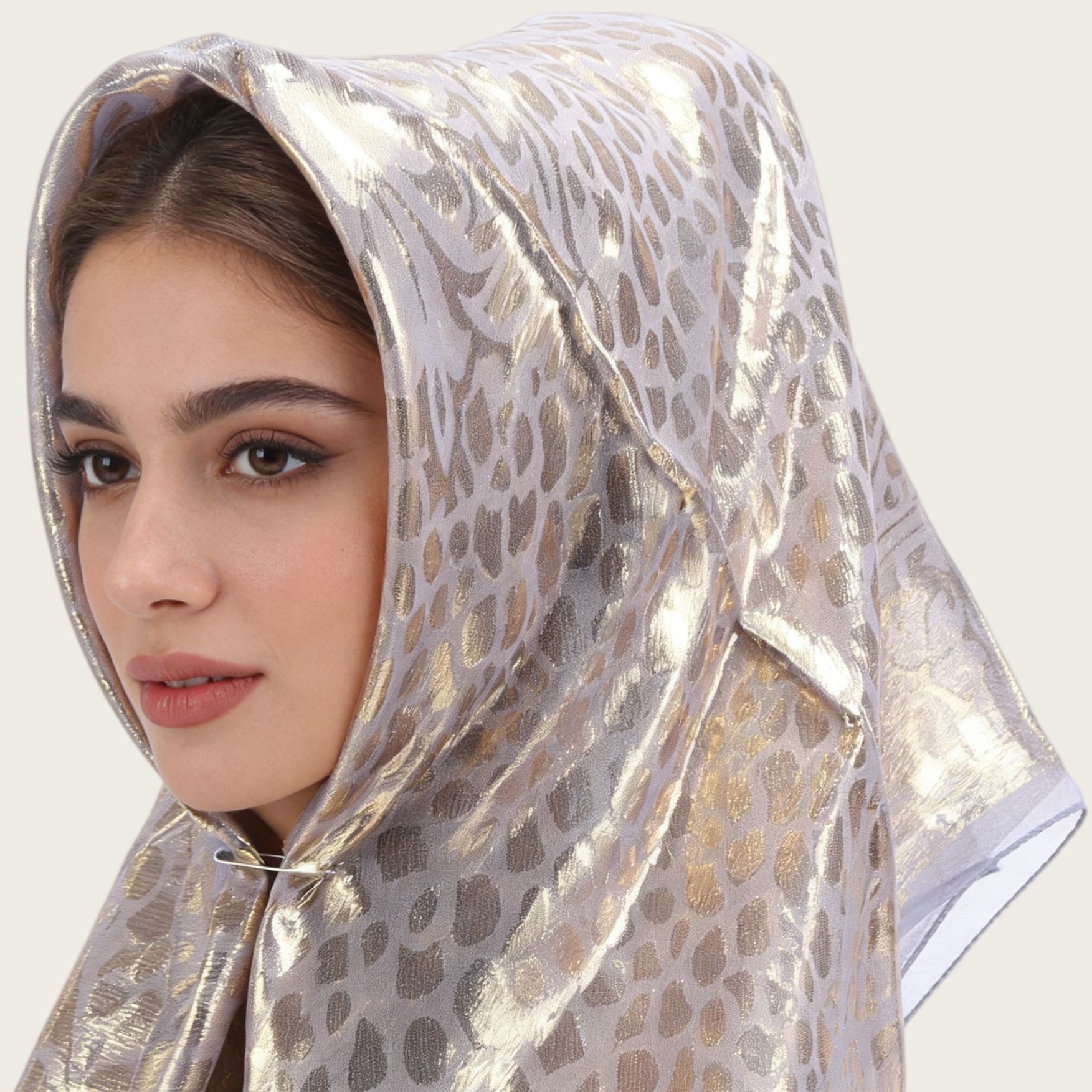 Jacquard Ethnic Print Square S - Women Accessories Usa ulasan dan harga