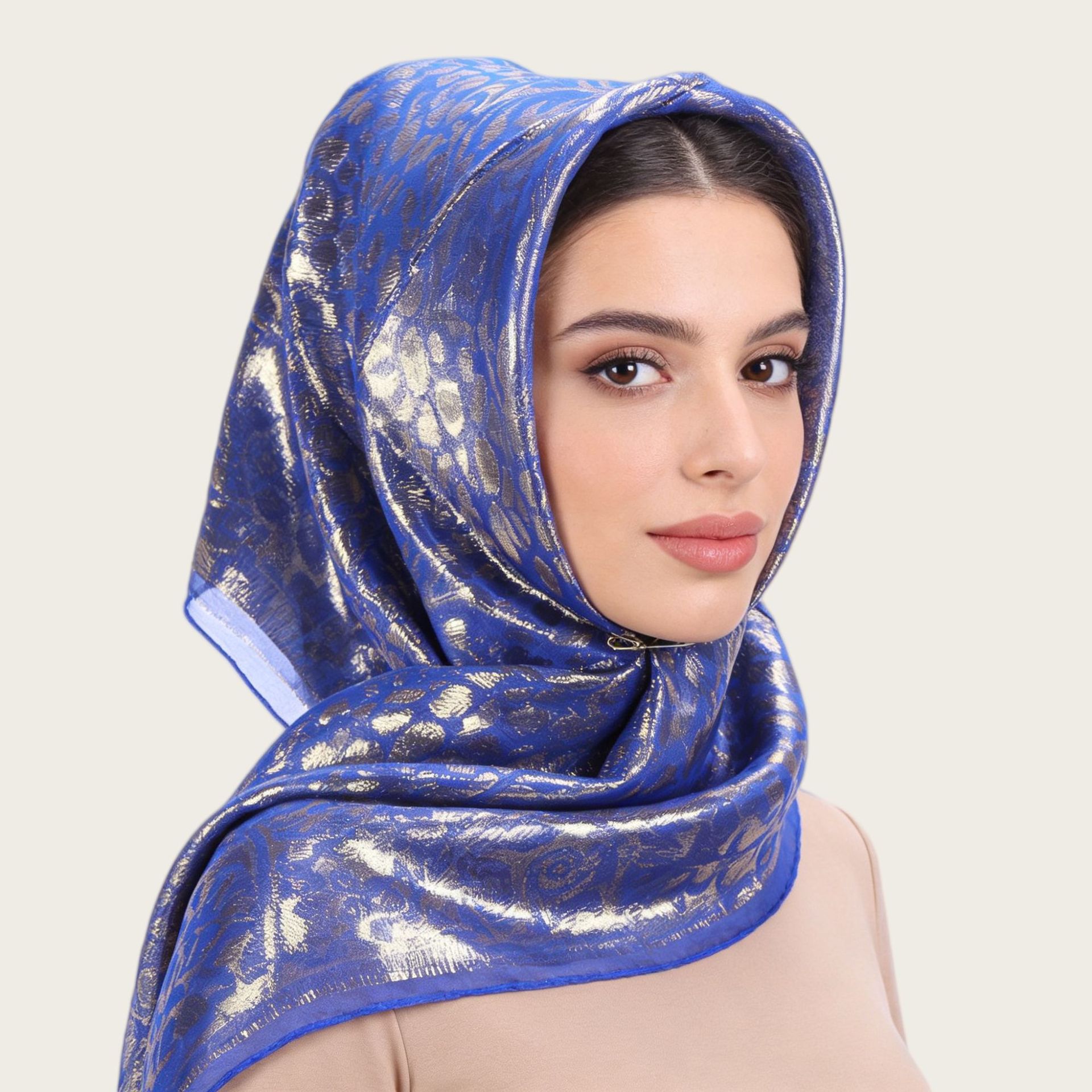 Jacquard Ethnic Print Square S - Women Accessories Usa ulasan dan harga