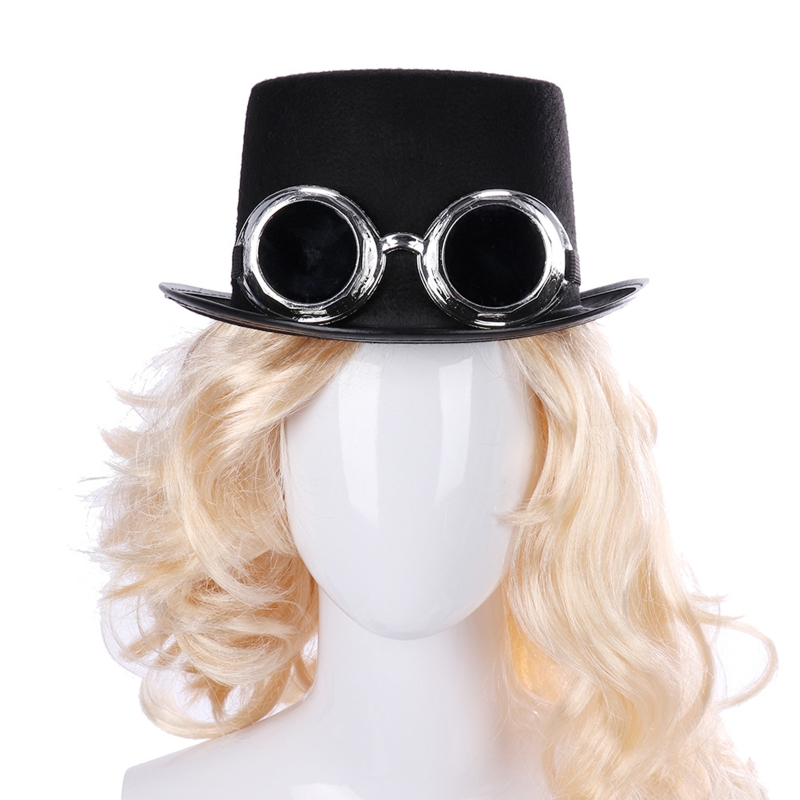 Funny Party Black Top Hat with - Women'S Victorian Era Accessories ulasan dan harga