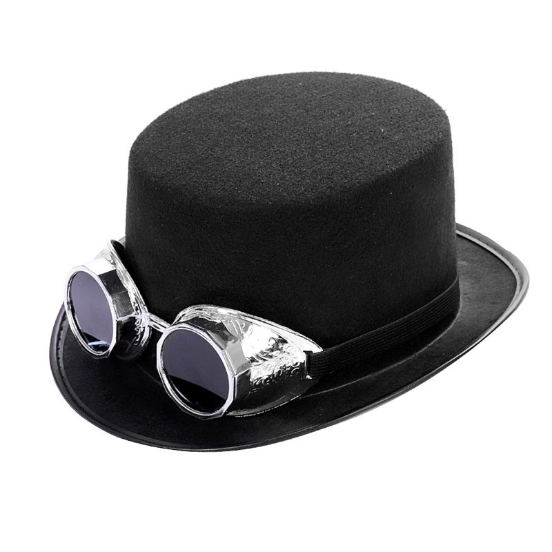 Funny Party Black Top Hat with - Women'S Victorian Era Accessories ulasan dan harga