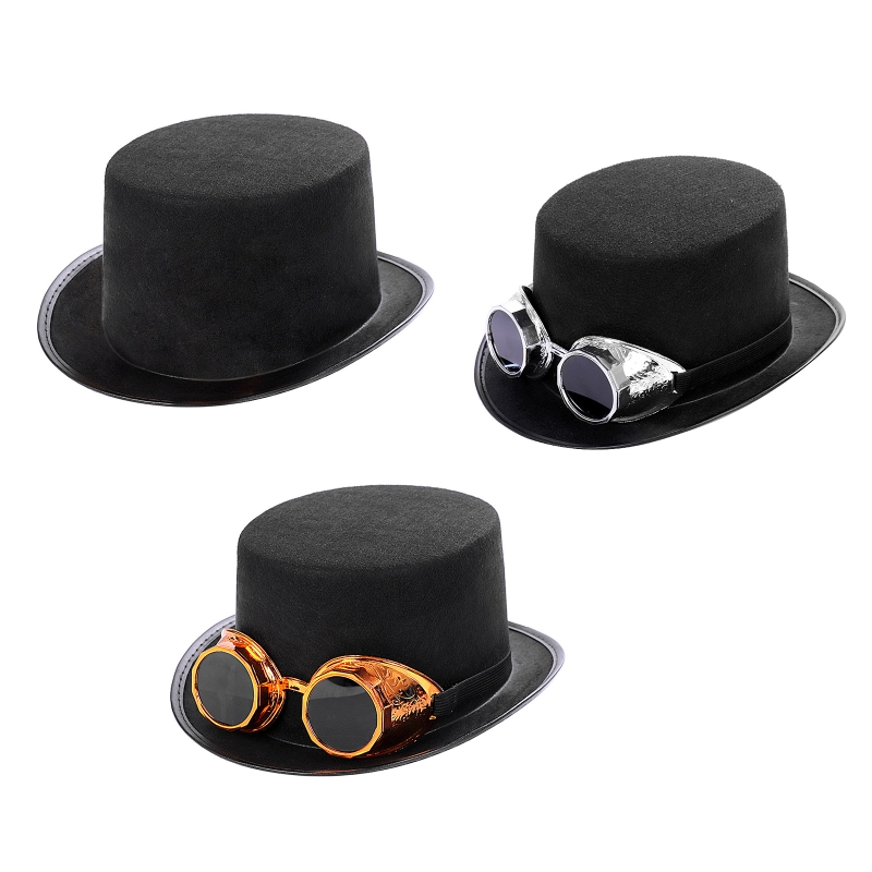 Funny Party Black Top Hat with - Women'S Victorian Era Accessories ulasan dan harga