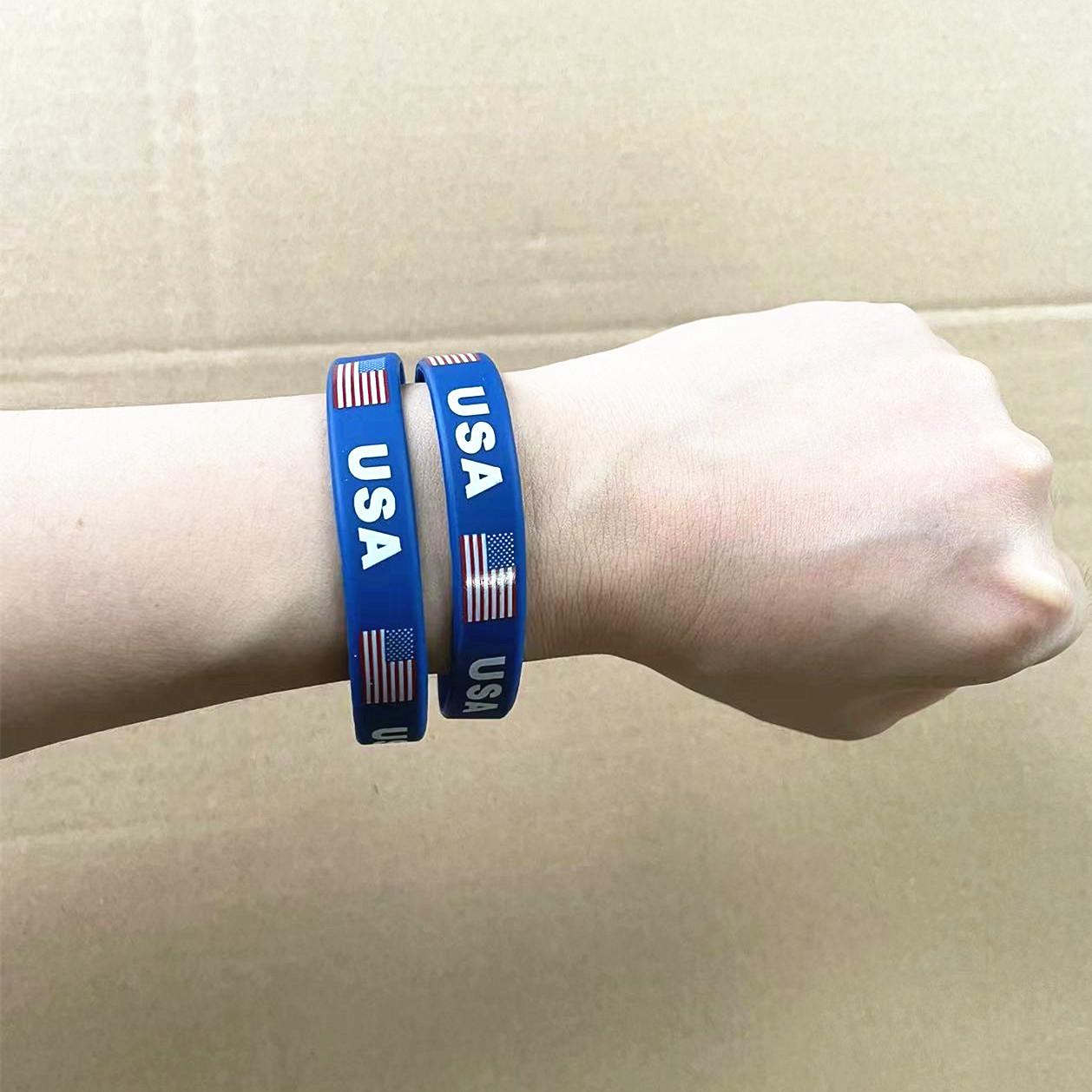 2pcs USA Flag Bracelets for Me - Women Accessories Usa ulasan dan harga