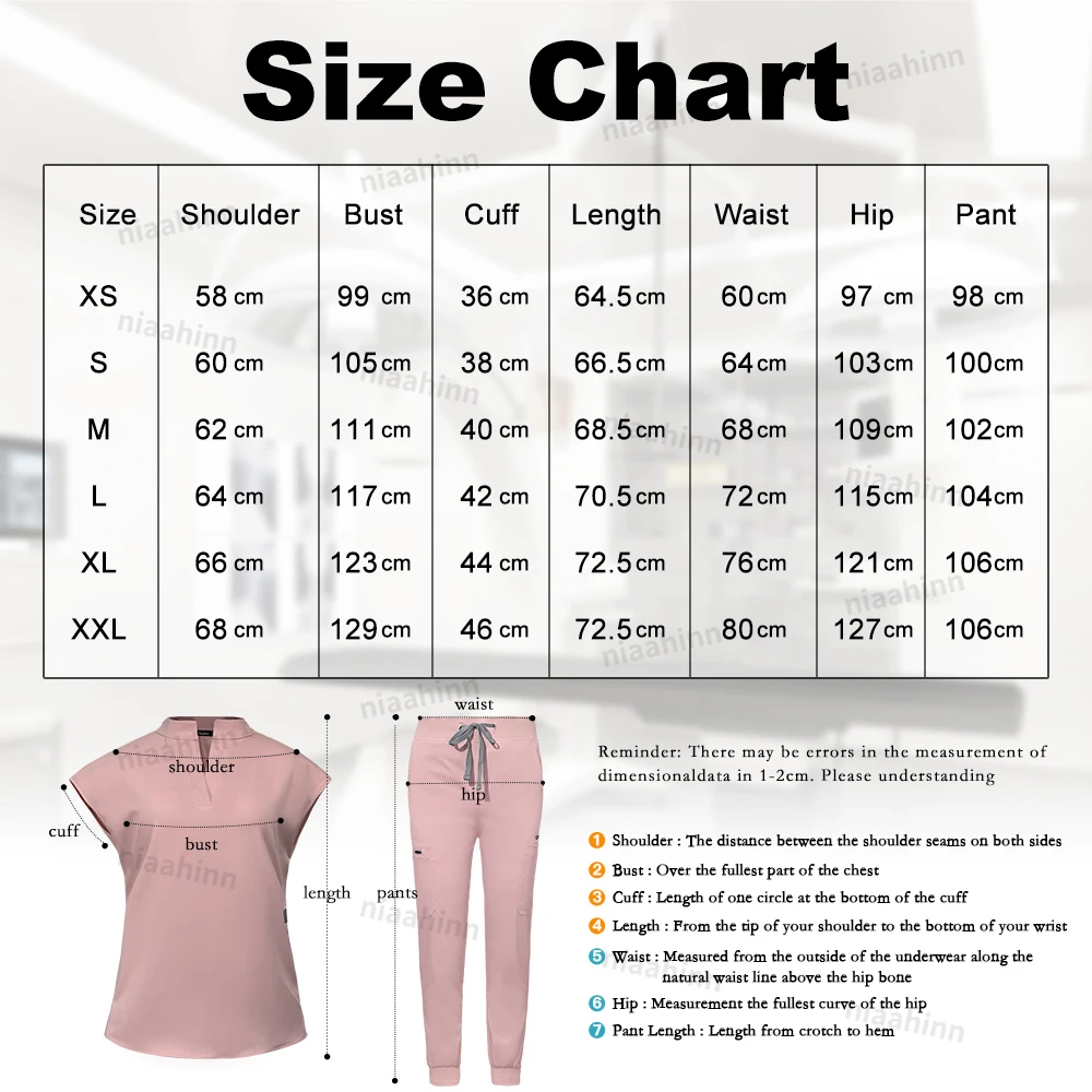 Customized Logo Scrub Uniform  - Women Accessories Logo ulasan dan harga