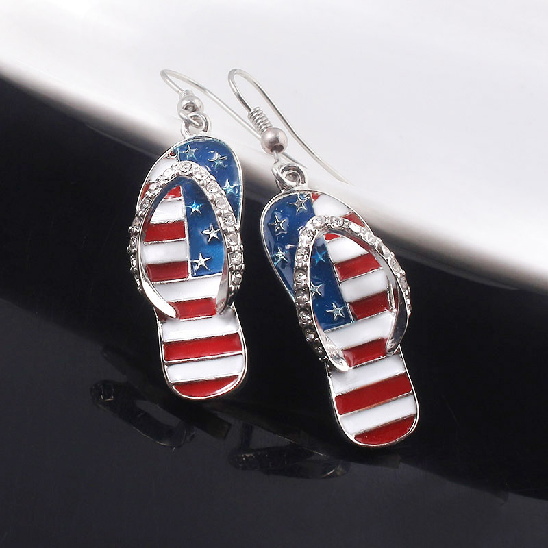 American Flag Earrings USA Dro - Women Accessories Usa ulasan dan harga