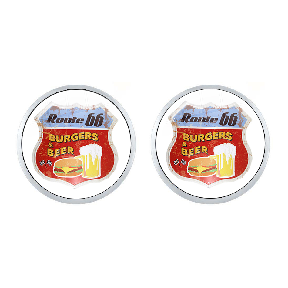 New Route US 66 Earrings 12mm  - Women Accessories Usa ulasan dan harga