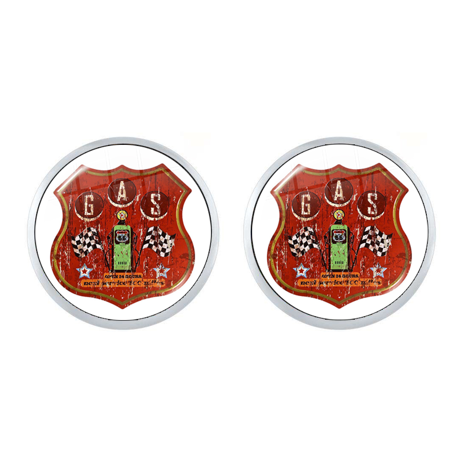 New Route US 66 Earrings 12mm  - Women Accessories Usa ulasan dan harga