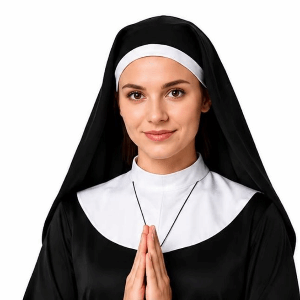 1/3Pcs Creative Nun Costume Se - Women'S Victorian Era Accessories ulasan dan harga