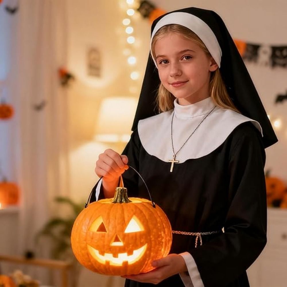1/3Pcs Creative Nun Costume Se - Women'S Victorian Era Accessories ulasan dan harga