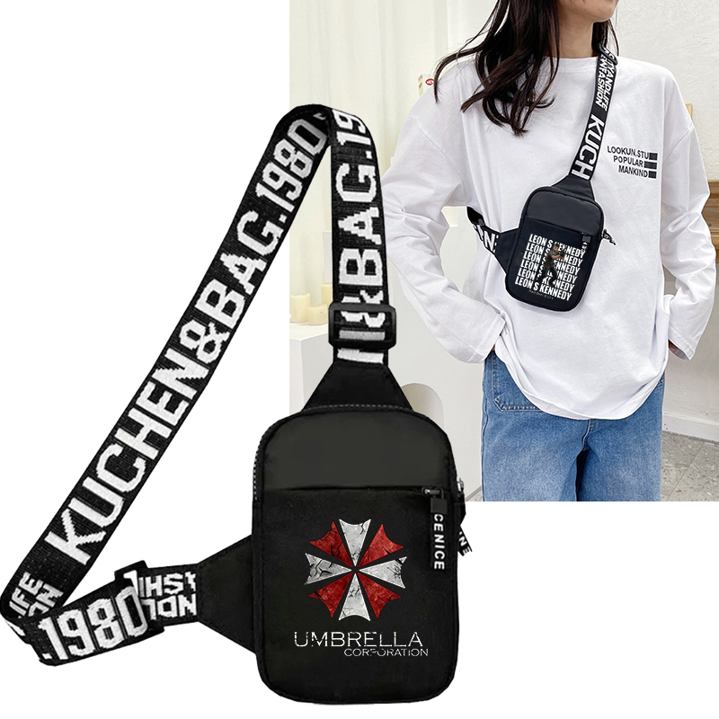 Resident Evil Sports Chest Bag - Women Accessories Pouch ulasan dan harga
