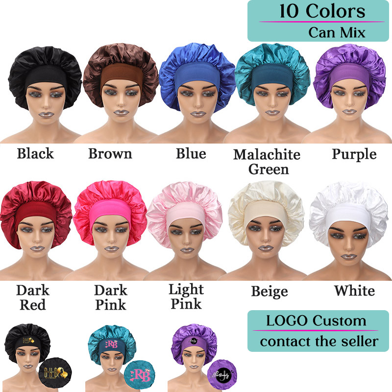 Comfy Satin Hair Bonnet 3 Pack - Women Accessories Logo ulasan dan harga