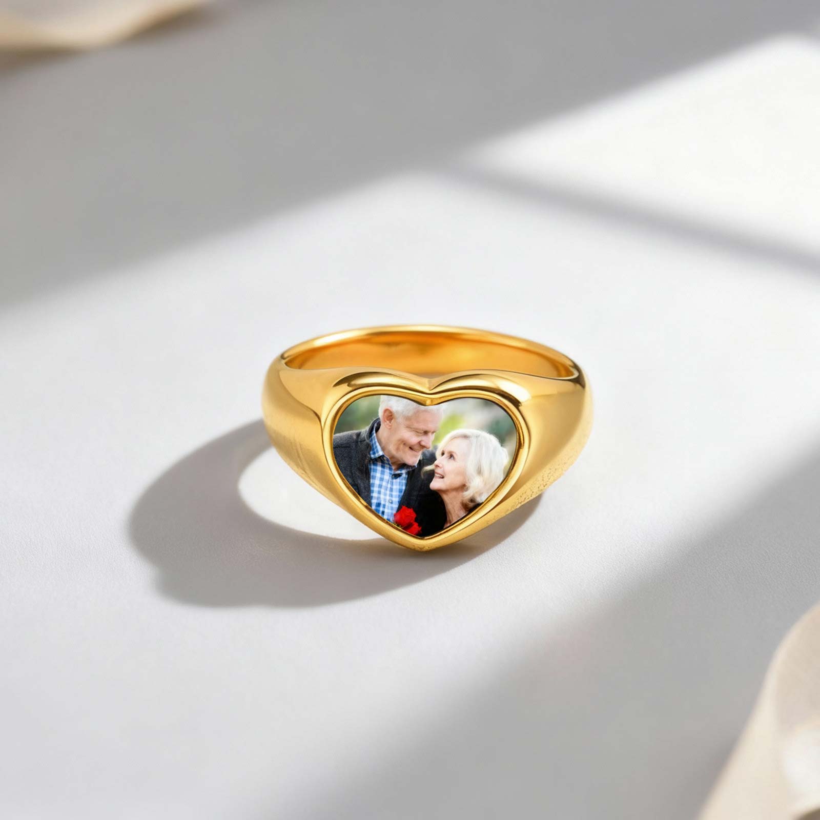 Custom Photo Signet Ring for W - Women Accessories Logo ulasan dan harga